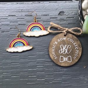Rainbow earrings